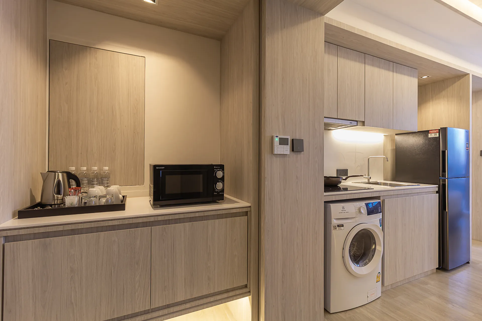 Hotel with 2 Double Beds Kitchen Sukhumvit 71 5-star interior.