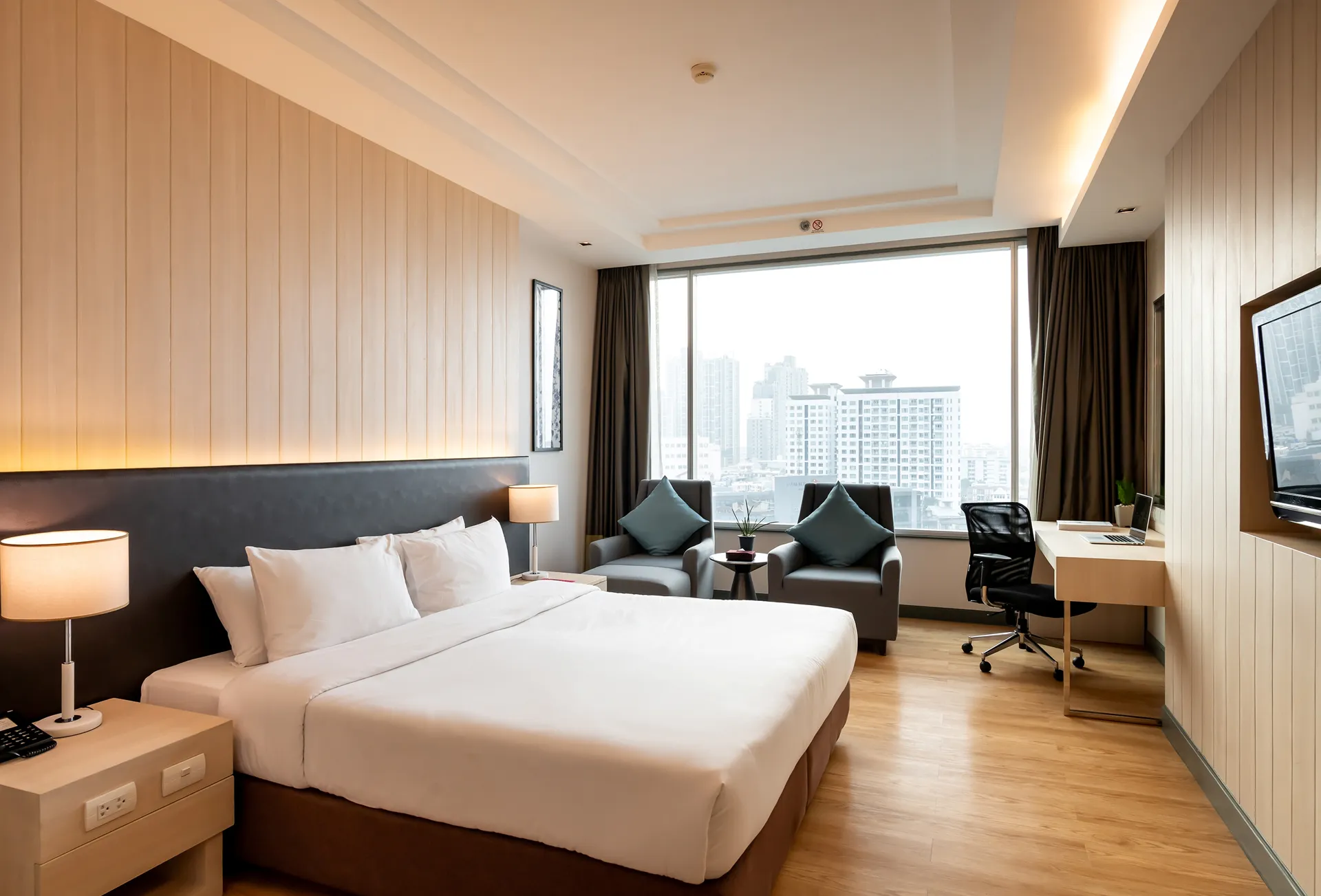 Sukhumvit hotel next to bts phra khanong skytrain bangkok.