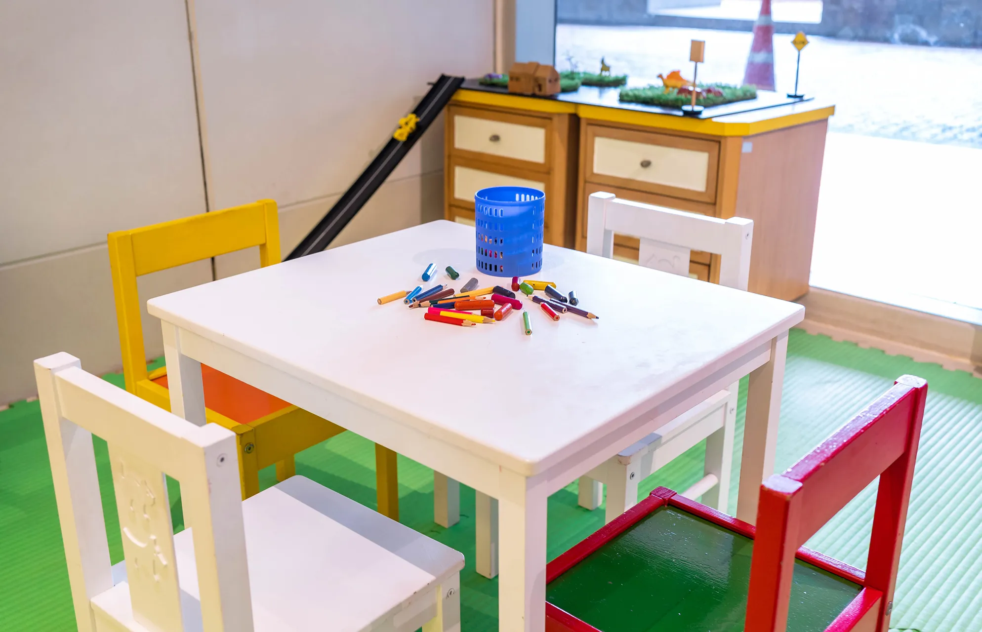 bangkok hotel with kids corner indoor play area