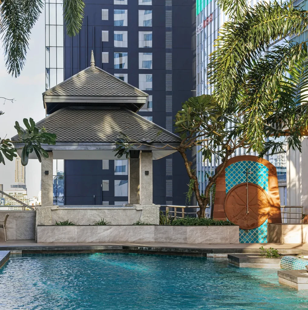 swimming Poolcity hotel near bts asok mrt sukhumvit 1 - Jasmine