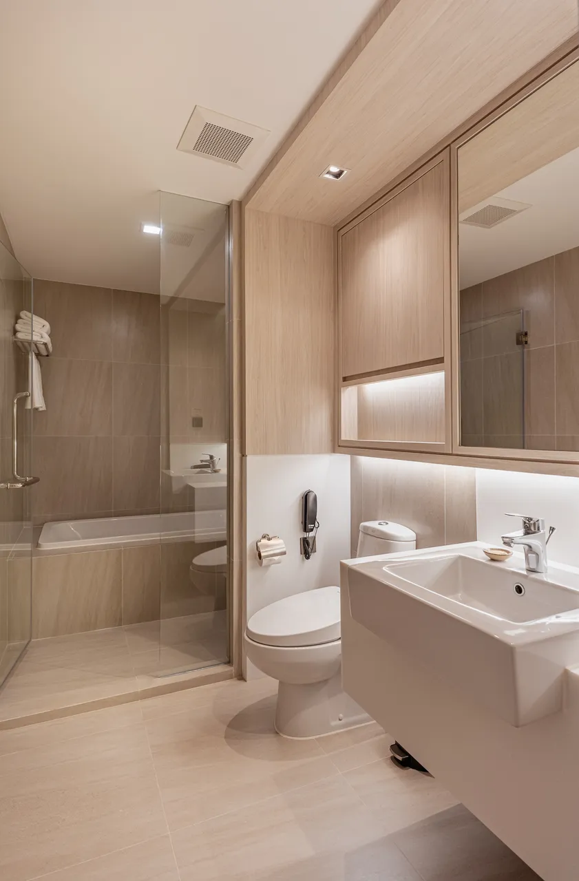 Spacious family accommodation in Bangkok with modern amenities