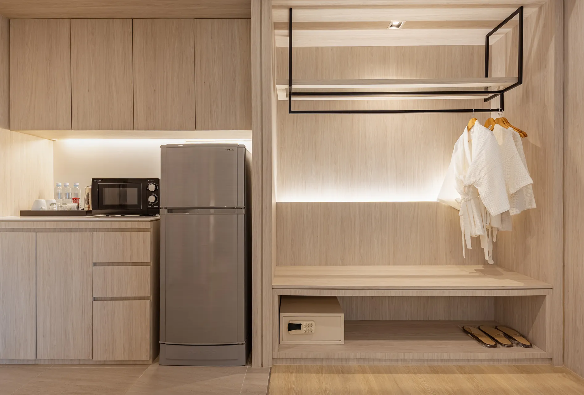 Deluxe Triple Exclusive Room at a family-friendly hotel on Rama 4 Bangkok