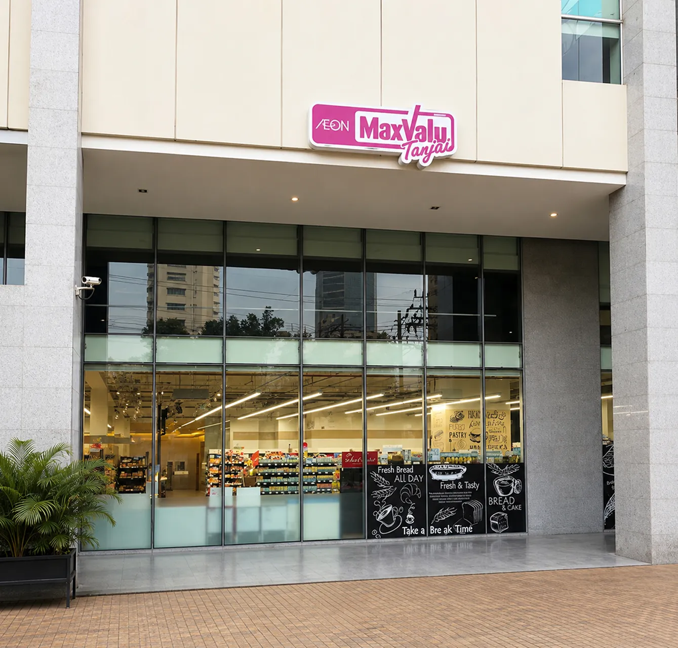 Supermarket near a long-stay hotel in Bangkok for convenient everyday shopping.