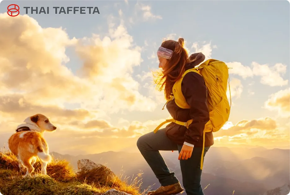 Thai Taffeta sustainable eco-friendly textile and outdoor gear supporting Jasmine Group infrastructure legacy